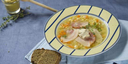 Гороховый суп со свининой по-скандинавски