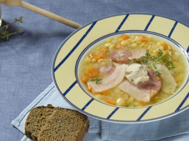Рецепт горохового супа со свининой по-скандинавски