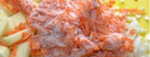 гороховый суп со свининой в мультиварке. Шаг 4