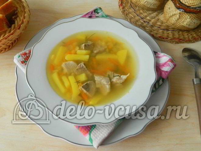 Рецепт горохового супа со свининой