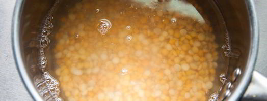 гороховый суп в буханке. Шаг 4