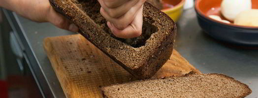 гороховый суп в буханке. Шаг 11