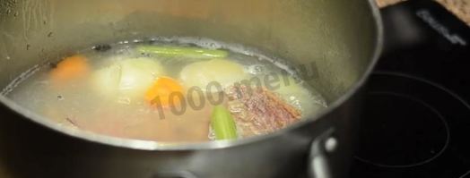 густой гороховый суп с мясом. Шаг 3