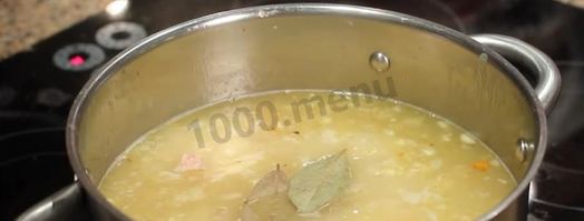 густой гороховый суп с мясом. Шаг 24