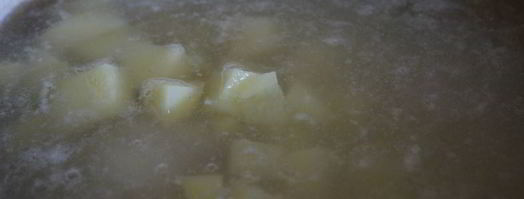 куриный суп с зеленым горохом и чечевицей бобовый дуэт. Шаг 4