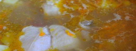 куриный суп с зеленым горохом и чечевицей бобовый дуэт. Шаг 7