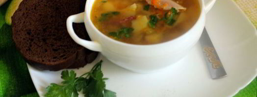 куриный суп с зеленым горохом и чечевицей бобовый дуэт. Шаг 8