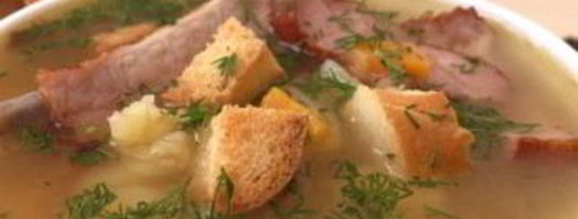 очень вкусный гороховый суп с копчеными ребрышками. Шаг 10