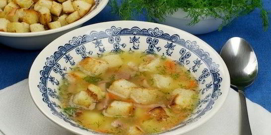 Суп гороховый со свининой