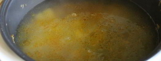 суп из зеленого гороха в мультиварке. Шаг 4