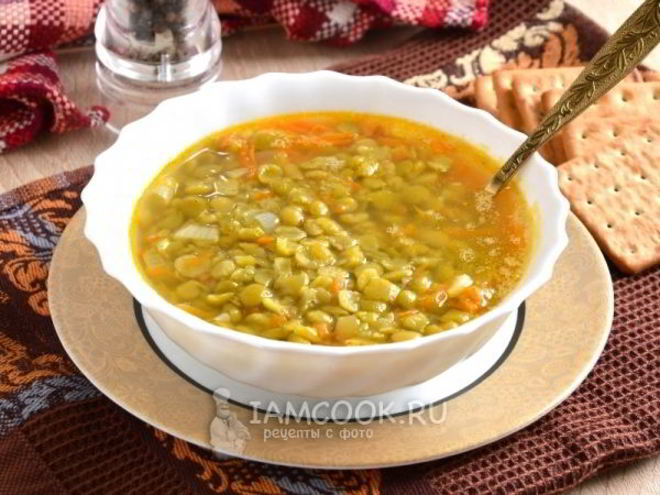 Рецепт вегетарианского горохового супа