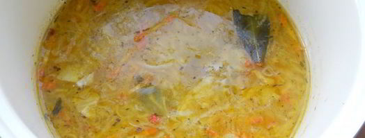 капустняк со свининой и маринованной капустой в мультиварке. Шаг 7