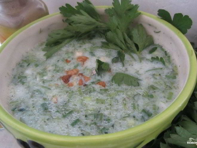 Рецепт болгарского холодного супа таратор