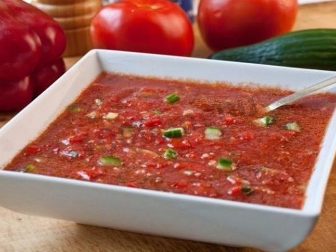 Рецепт гаспачо томатного холодного суп классический