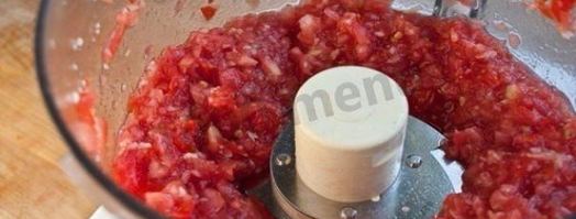 гаспачо томатный холодный суп классический. Шаг 5