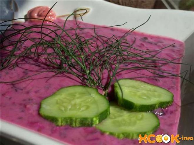 Рецепт холодника из свеклы