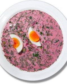 Холодник на свекольном квасе