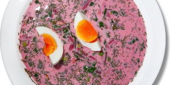 Холодник на свекольном квасе