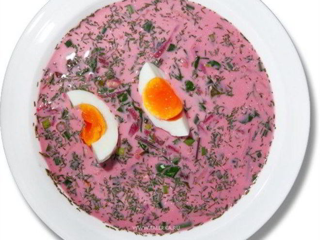 Рецепт холодника на свекольном квасе