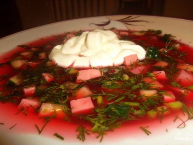 Рецепт холодника по-украински