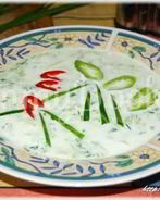 Холодный кефирный суп