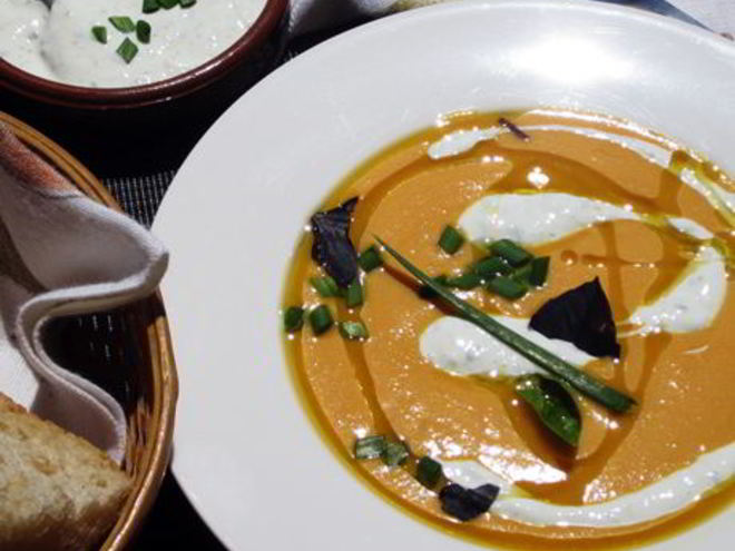 Рецепт холодного крема-супа с морковью и йогуртом