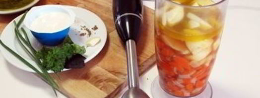 холодный крем-суп с морковью и йогуртом. Шаг 6