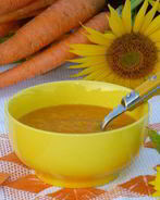 Холодный морковно-апельсиновый крем-суп