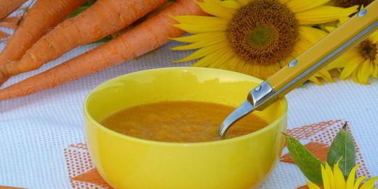 Холодный морковно-апельсиновый крем-суп