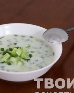 Холодный огуречный суп