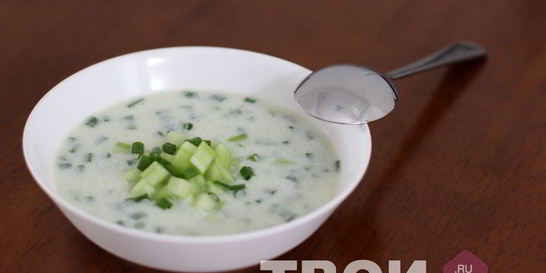 Холодный огуречный суп