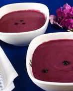 Холодный суп из черники