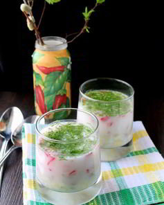 Холодный суп окрошка