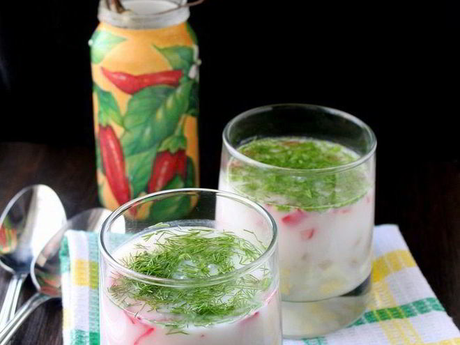 Рецепт холодного супа окрошка