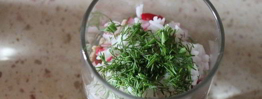 холодный суп окрошка. Шаг 6