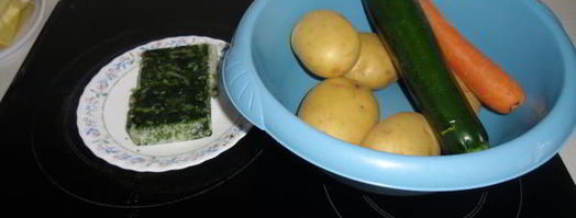 холодный суп-пюре из листьев белой свеклы. Шаг 5