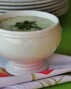Холодный суп с огурцом