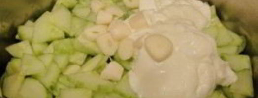 холодный суп с огурцом. Шаг 3