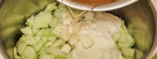 холодный суп с огурцом. Шаг 4