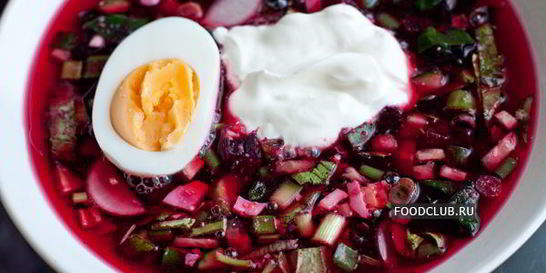 Холодный свекольный суп