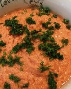 Холодный томатный суп с грецкими орехами