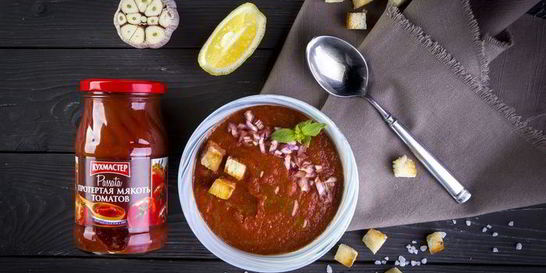 Холодный томатный суп