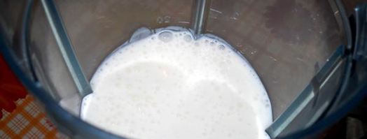 зеленый холодный суп на кефире таратор. Шаг 7