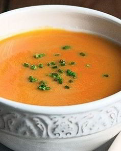 Крем-суп из тыквы с греческим йогуртом