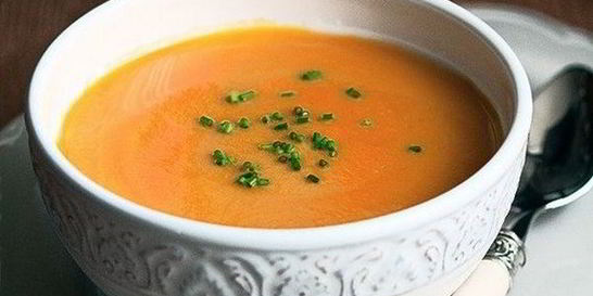 Крем-суп из тыквы с греческим йогуртом