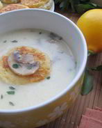 Крем-суп с равиоли