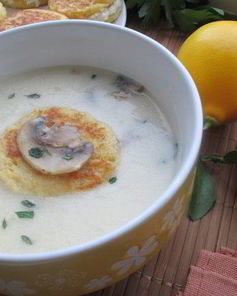 Крем-суп с равиоли