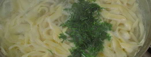 куриный суп с грибами и домашней пастой. Шаг 8