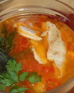 Куриный суп с кукурузной крупой