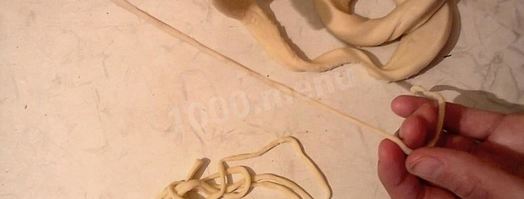 домашняя лапша для лагмана. Шаг 5